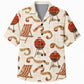 Labor Day Hawaiian Shirt- Grill and Ribbon Print for the Long Weekend