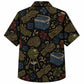 Labor Day Hawaiian Shirt- Grill Cooler and Firewood Print for Workers