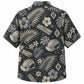 Labor Day Hawaiian Shirt - Hard Hat & Hibiscus Bloom Print for Men