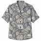 Labor Day Hawaiian Shirt - Hard Hat & Monstera Leaf Print for Men
