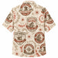 Labor Day Hawaiian Shirt- Ironworker Badge Print for the Long Weekend