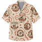 Labor Day Hawaiian Shirt- Ironworker Badge Print for the Long Weekend