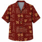 Labor Day Hawaiian Shirt- Keys and Wrench Ornament Print for Summer