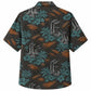 Labor Day Hawaiian Shirt - Lumberyard Timber & Palm Print for Men