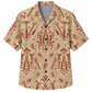 Labor Day Hawaiian Shirt- Paisley Damask Hammer Print for the Holiday