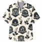 Labor Day Hawaiian Shirt - Plumber Badge & Leaf Emblem Print for Men