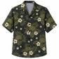 Labor Day Hawaiian Shirt- Safety Helmet and White Hibiscus for the Season