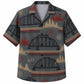 Labor Day Hawaiian Shirt- Steel Arch Bridge and Mountain Print