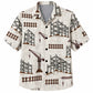 Labor Day Hawaiian Shirt - Steel Crane & Scaffold Site Print for Men