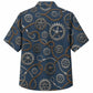 Labor Day Hawaiian Shirt - Steel Gear & Rope Machinery Print for Men