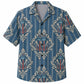 Labor Day Hawaiian Shirt- Striped Damask Tool Print for the Weekend