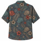 Labor Day Hawaiian Shirt- Teal Hard Hat Bloom Print for the Weekend