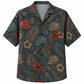 Labor Day Hawaiian Shirt- Teal Hard Hat Bloom Print for the Weekend