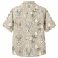 Labor Day Hawaiian Shirt - Tonal Damask & Crossed Tool Print for Men