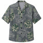 Labor Day Hawaiian Shirt - Toolbox & Monstera Stripe Print for Men