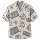Labor Day Hawaiian Shirt - Toolbox & Starlit Monstera Print for Men
