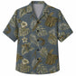 Labor Day Hawaiian Shirt- Toolkit Bucket and Hibiscus Print for the Cookout
