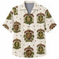 Labor Day Hawaiian Shirt- Trade Guild Crest Badge Print for the Holiday