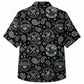 Labor Day Hawaiian Shirt - Union Badge & Paisley Stamp Print for Men