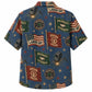 Labor Day Hawaiian Shirt- Union Pride Flag Print for the Long Weekend