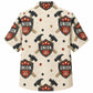 Labor Day Hawaiian Shirt- Union Shield and Crossed Hammer for Summer