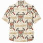 Labor Day Hawaiian Shirt- Union Shield and Crossed Tools for Summer