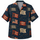 Labor Day Hawaiian Shirt- Union Strong Banner Print for the Holiday