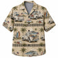 Labor Day Hawaiian Shirt - Vintage Pickup & Palm Beach Print for Men