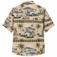 Labor Day Hawaiian Shirt - Vintage Pickup & Palm Beach Print for Men
