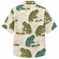 Labor Day Hawaiian Shirt- Welder and Spark Scene Print for Workers