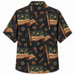 Labor Day Hawaiian Shirt with American Flag Wrench Print for Men and Women