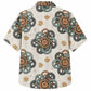 Labor Day Hawaiian Shirt with Cog Gear Bloom Print for Men and Women