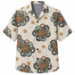 Labor Day Hawaiian Shirt with Cog Gear Bloom Print for Men and Women