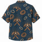 Labor Day Hawaiian Shirt with Crossed Hammer Horseshoe Print for Everyone