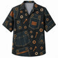Labor Day Hawaiian Shirt with Denim Pocket Bolt Print for Men and Women