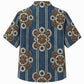 Labor Day Hawaiian Shirt with Gear Cluster Stripe Print for Men and Women