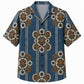 Labor Day Hawaiian Shirt with Gear Cluster Stripe Print for Men and Women