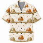 Labor Day Hawaiian Shirt with Hard Hat Helmet Star Print for Men and Women