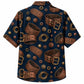 Labor Day Hawaiian Shirt with Leather Belt Grommet Print for Men and Women