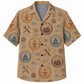 Labor Day Hawaiian Shirt with Sailboat Torch Crest Print for Men and Women