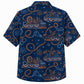 Labor Day Hawaiian Shirt with Steam Train Rope Print for Men and Women