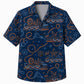 Labor Day Hawaiian Shirt with Steam Train Rope Print for Men and Women