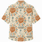 Labor Day Hawaiian Shirt with Sun Wood Log Palm Print for Men and Women