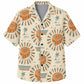 Labor Day Hawaiian Shirt with Sun Wood Log Palm Print for Men and Women