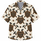Labor Day Hawaiian Shirt with Union Hammer Emblem Print for Men and Women