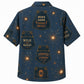 Labor Day Hawaiian Shirt with Welder Spark Badge Print for Men and Women