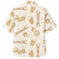 Labor Day Hawaiian Shirt with Wrench and Gear Print for Men and Women