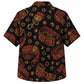 Labor Day Hawaiian Shirt- Workshop Tools and Lantern Badge for Summer