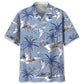 Hawaiian Shirt / Adults / S Lacrosse Blue Hawaiian Shirt