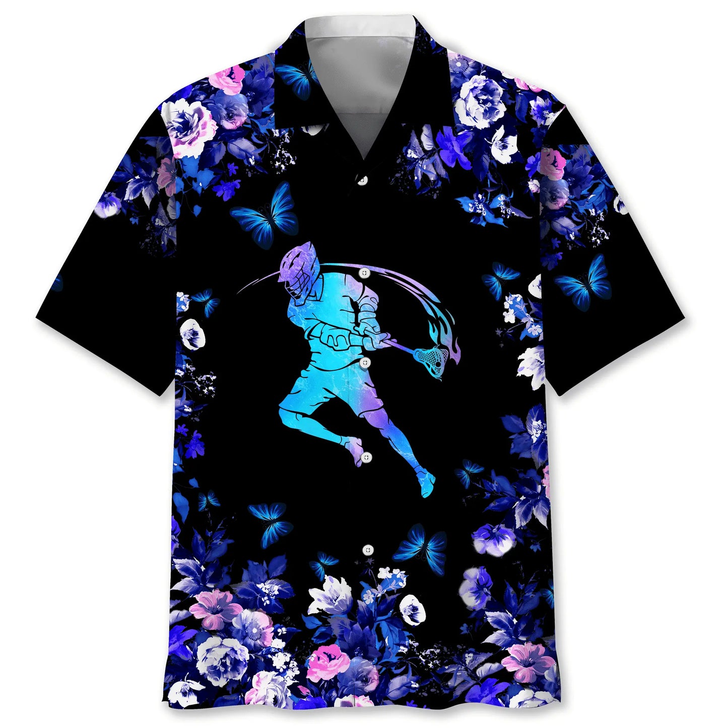 Hawaiian Shirt / Adults / S Lacrosse Hawaiian Nature Hawaiian Shirt
